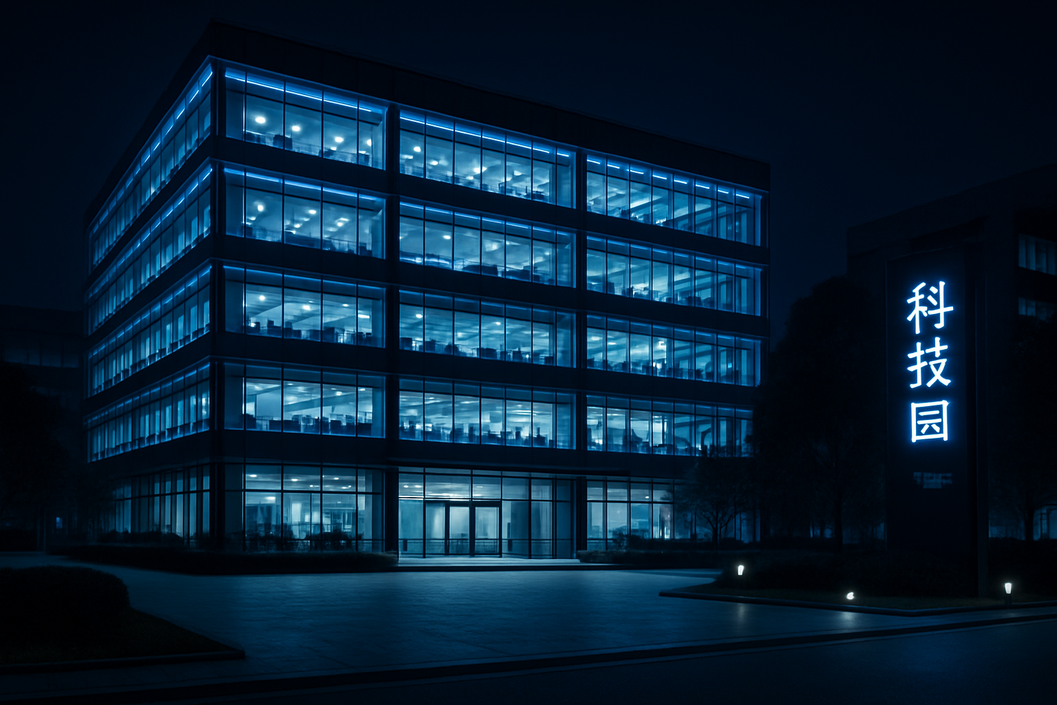 公司夜景