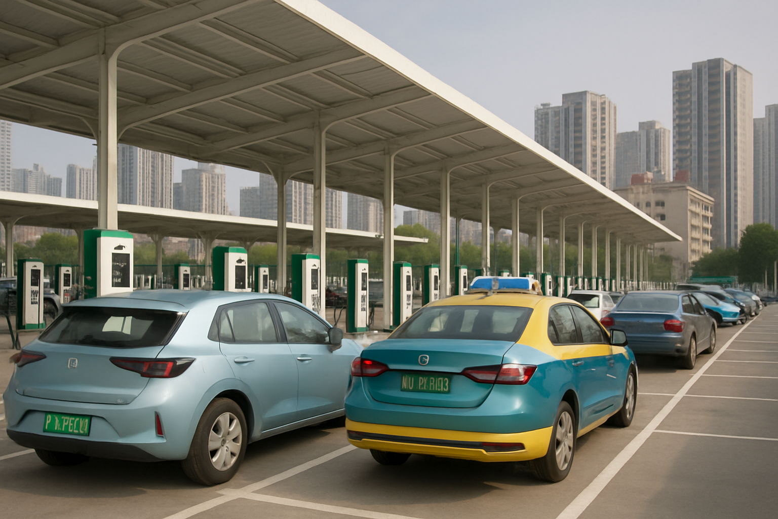 大型公共充电站